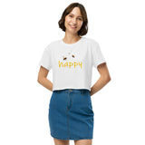 Bee Happy Women’s crop top