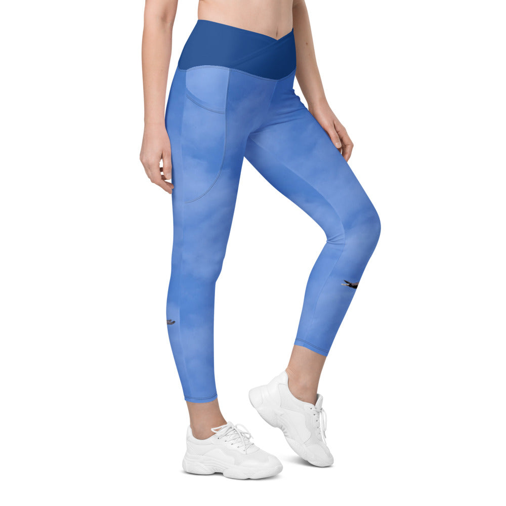 Shape Up Kickboxing Crossover leggings with pockets