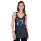 Colorful Paragliders Women's Racerback Tank