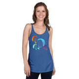 Colorful Paragliders Women's Racerback Tank