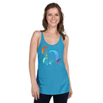 Colorful Paragliders Women's Racerback Tank